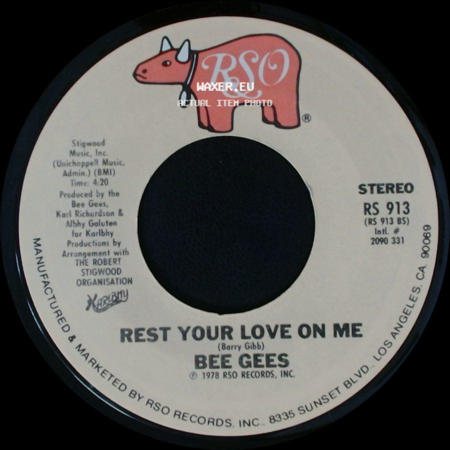 Bee Gees - Rest Your Love On Me / Too Much Heaven side A