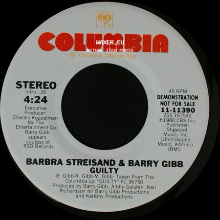 Barbra Streisand & Barry Gibb - Guilty / Guilty side A