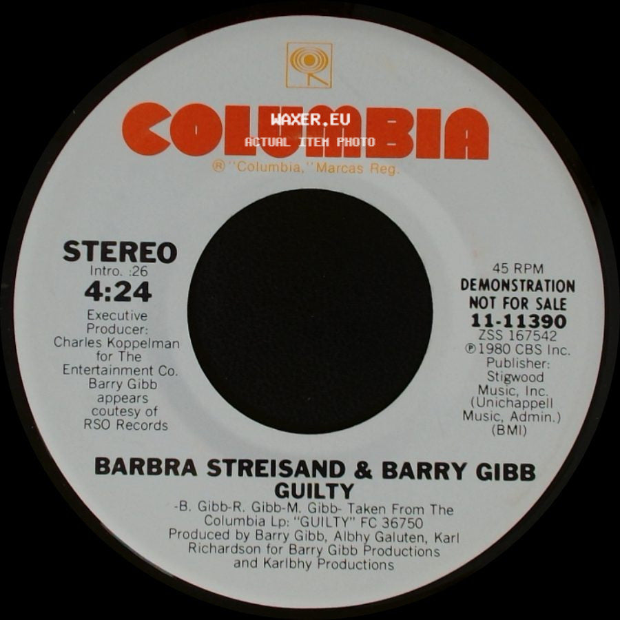Barbra Streisand & Barry Gibb - Guilty / Guilty side B