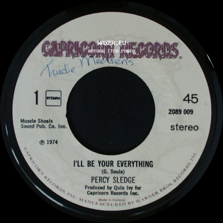 Percy Sledge - I'll Be Your Everything / Walkin' In The Sun side A