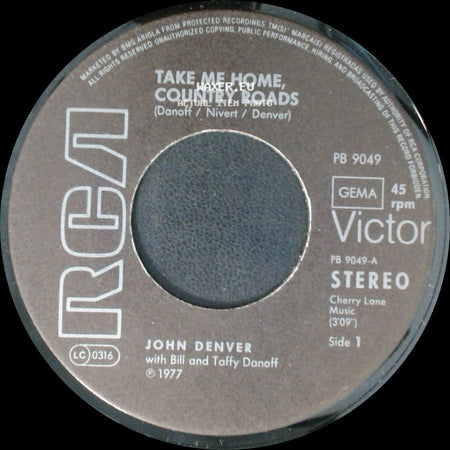John Denver - Take Me Home, Country Roads / Poems, Prayers And Promises side A
