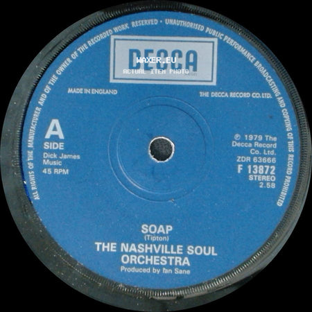 The Nashville Soul Orchestra - Soap / Love Transformation side A