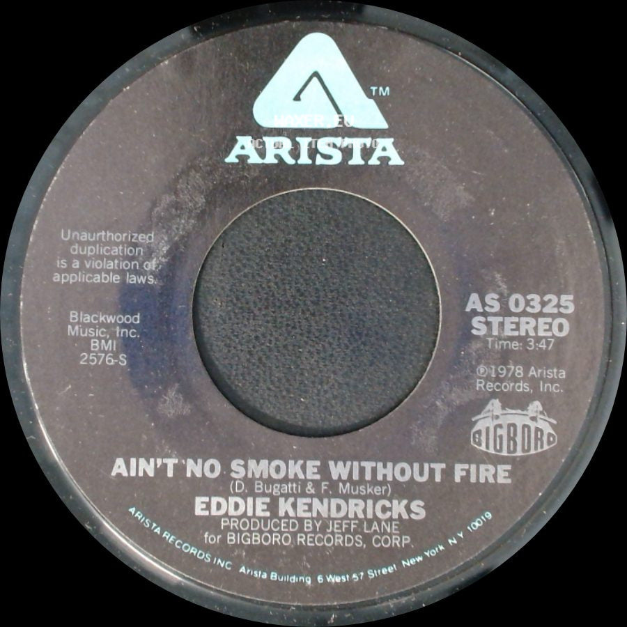 Eddie Kendricks - Ain't No Smoke Without Fire / Love Love Love side A