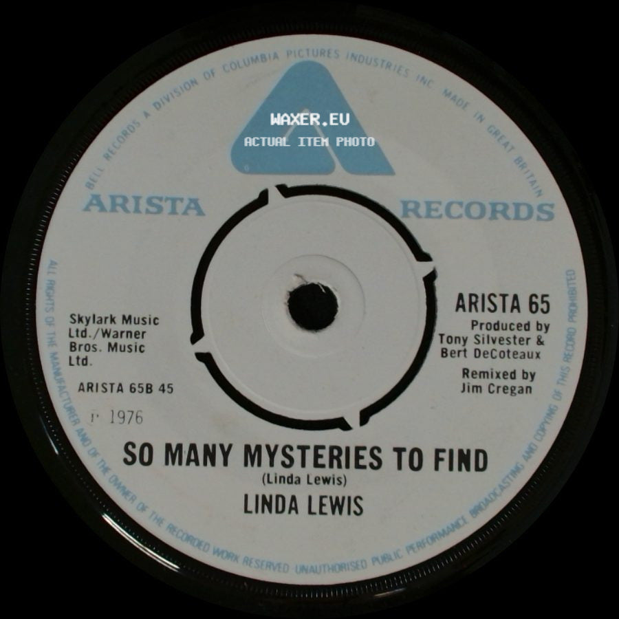 Linda Lewis - So Many Mysteries To Find / This Time I'll Be Sweeter side A