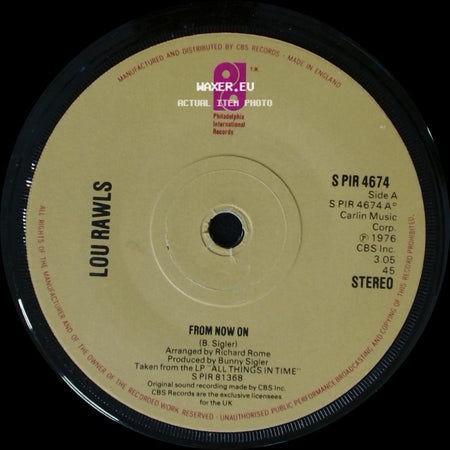 Lou Rawls - From Now On / You're The One side A