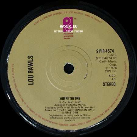 Lou Rawls - From Now On / You're The One side B
