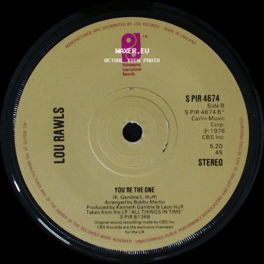 Lou Rawls - From Now On / You're The One side B