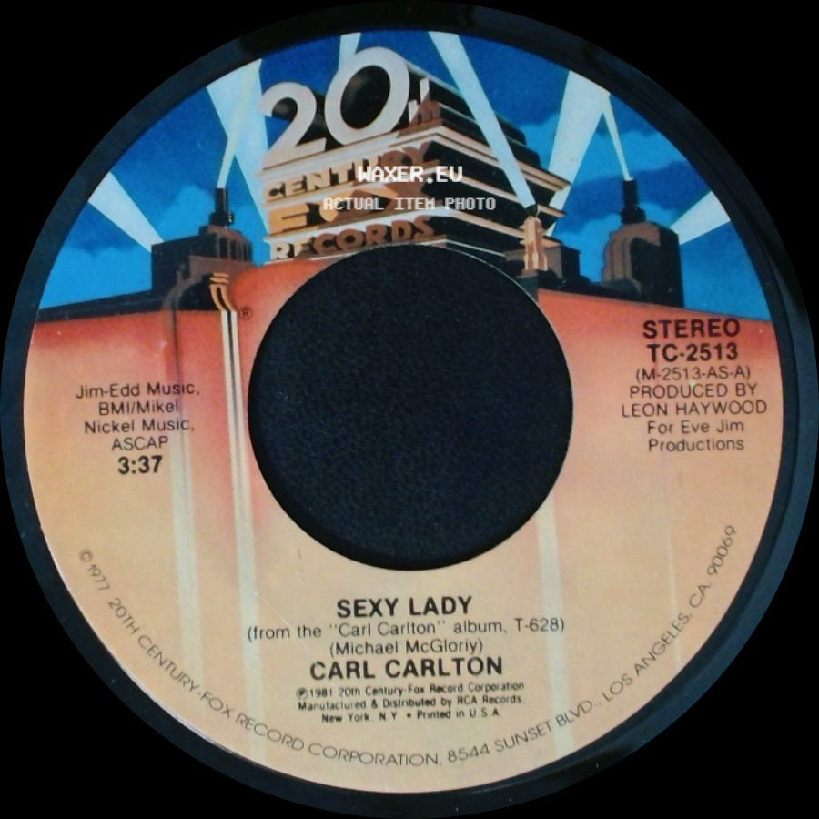 Carl Carlton - Sexy Lady / Let Me Love You 'til The Morning Comes side A