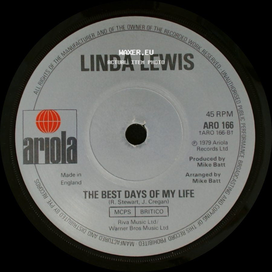 Linda Lewis - I'd Be Surprisingly Good For You / The Best Days Of My Life side B