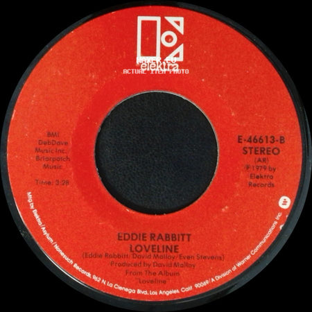 Eddie Rabbitt - Gone Too Far / Loveline side B