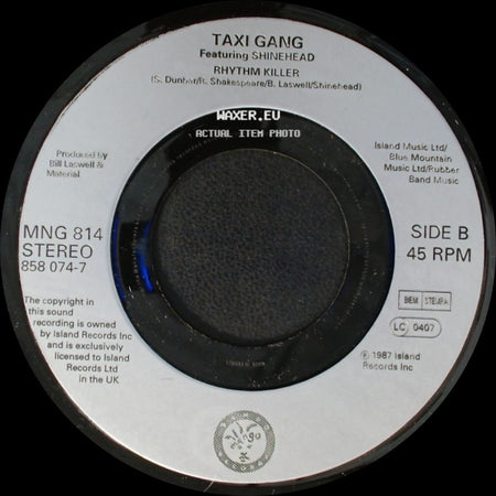 Chaka Demus & Pliers With & Jack Radics & Taxi Gang / Taxi Gang Featuring Shinehead - Twist And Shout (Straight Mix 2) / Rhythm Killer side B