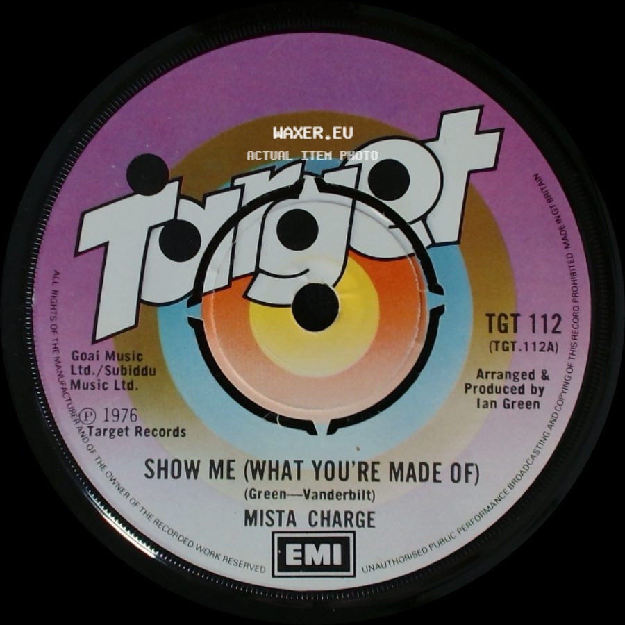 Mista Charge - Down On Arcturus / Show Me (What You're Made Of) side B