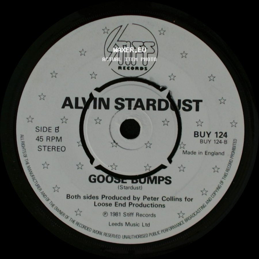 Alvin Stardust - Pretend / Goose Bumps side B