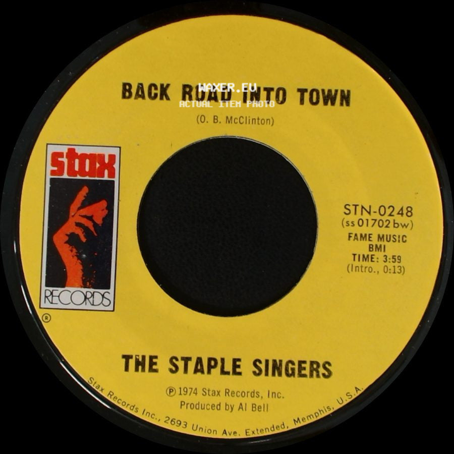 The Staple Singers - Back Road Into Town / My Main Man side A