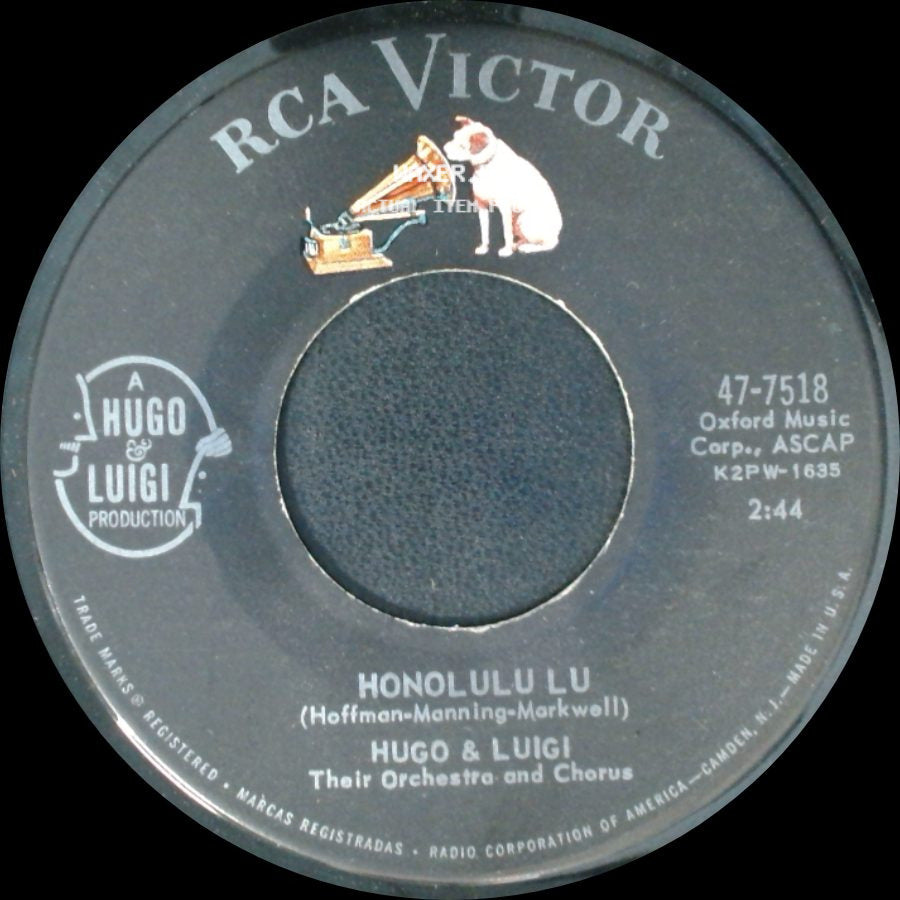 Hugo & Luigi - Honolulu Lu / La Plume De Ma Tante side A