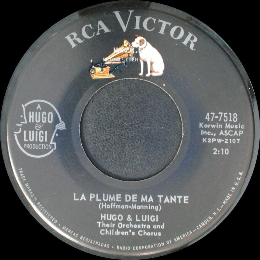 Hugo & Luigi - Honolulu Lu / La Plume De Ma Tante side B