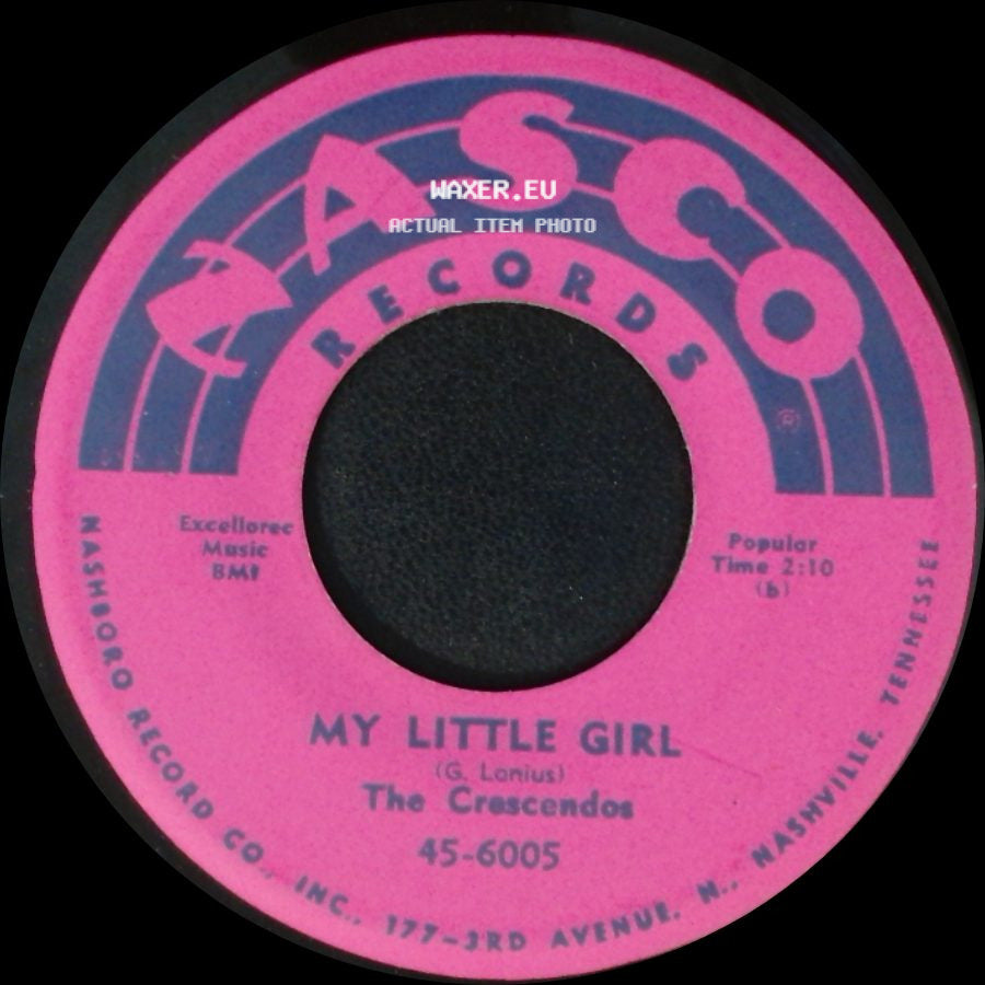 The Crescendos - My Little Girl / Oh Julie side A
