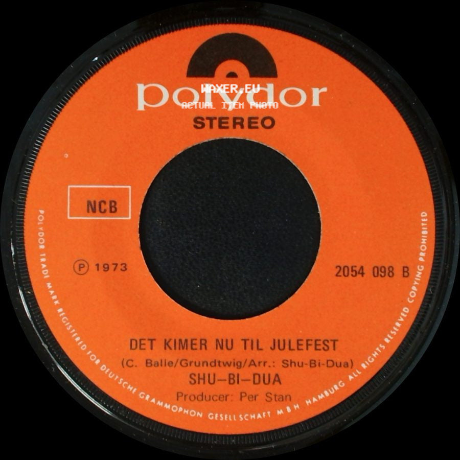 Shu-Bi-Dua - Rap Jul / Det Kimer Nu Til Julefest side B