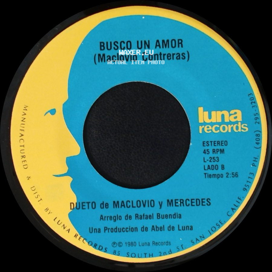 Dueto De Maclovio Y Mercedes - Mi Primer Alborada / Busco Un Amor side B