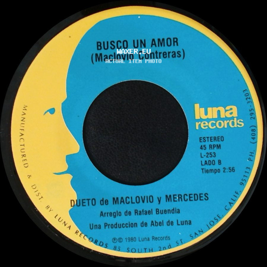 Dueto De Maclovio Y Mercedes - Mi Primer Alborada / Busco Un Amor side B