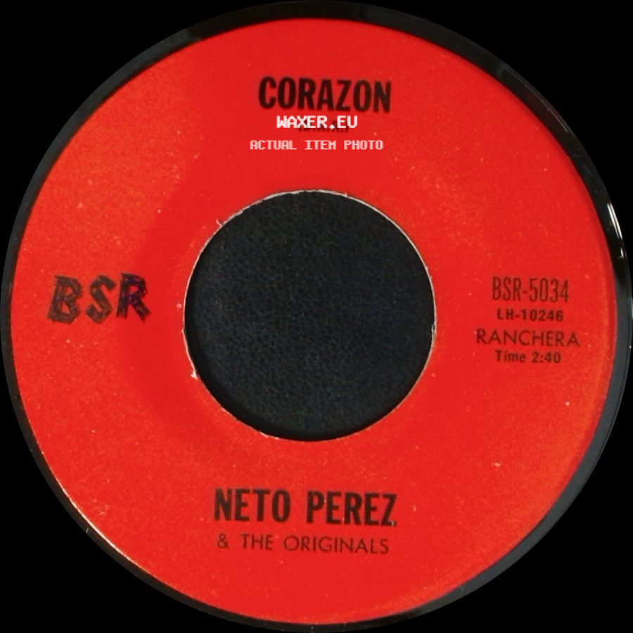 Neto Perez & The Originals - Quatro Estaciones / Corazon (D.A.R.) side B