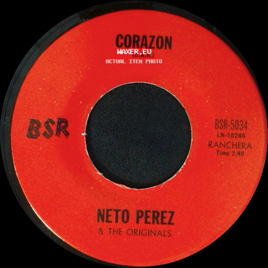 Neto Perez & The Originals - Quatro Estaciones / Corazon side B