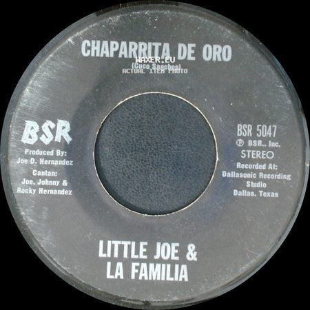 Little Joe & La Familia - Palabra De Hombre / Chaparrita De Oro side B