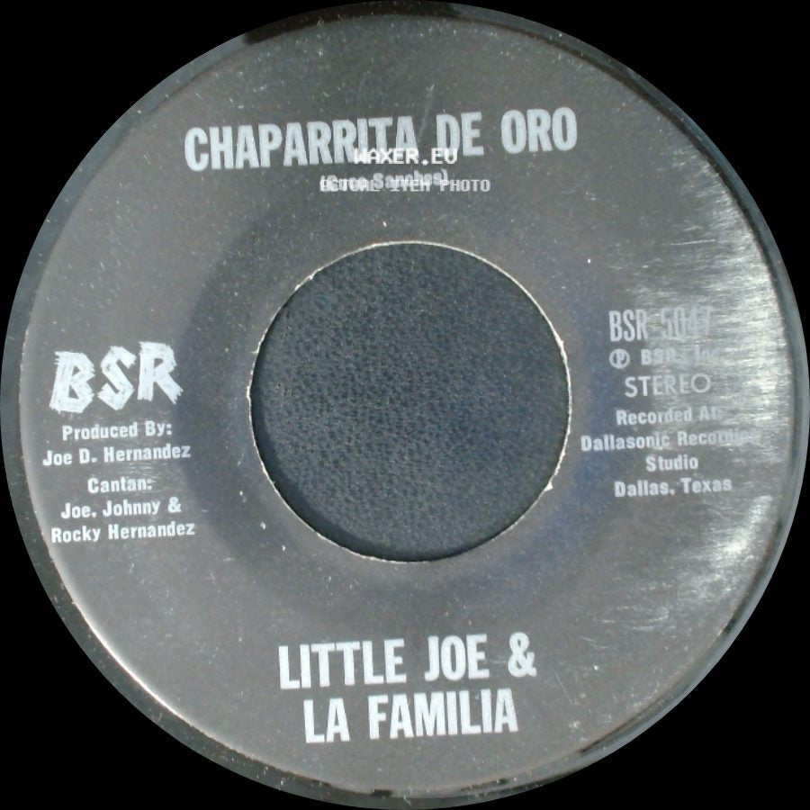 Little Joe & La Familia - Chaparrita De Oro / Palabra De Hombre side A