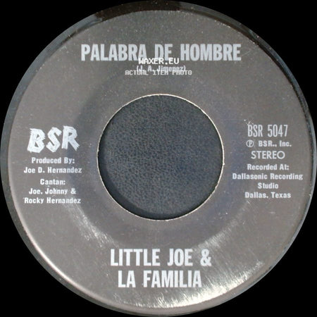 Little Joe & La Familia - Chaparrita De Oro / Palabra De Hombre side B