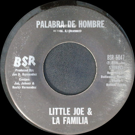 Little Joe & La Familia - Chaparrita De Oro / Palabra De Hombre side B
