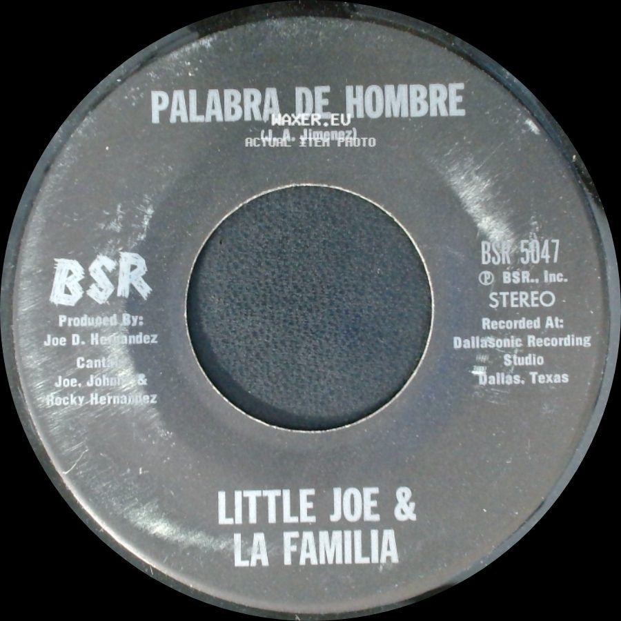 Little Joe & La Familia - Chaparrita De Oro / Palabra De Hombre side B