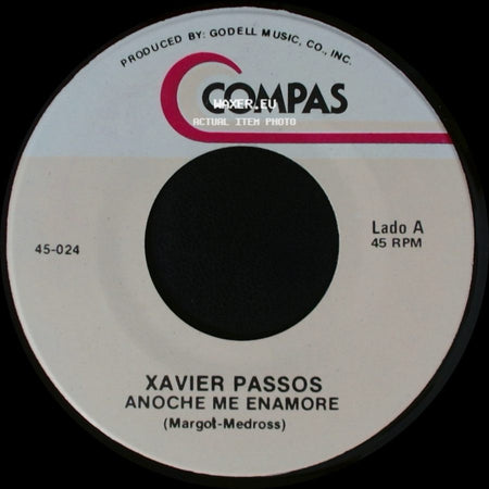 Xavier Passos - Anoche Me Enamore / Año Nuevo Vida Nueva side A