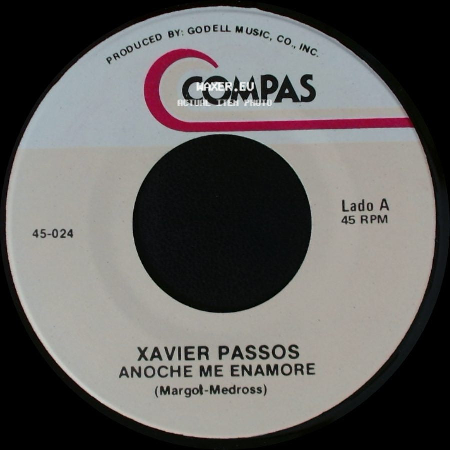 Xavier Passos - Anoche Me Enamore / Año Nuevo Vida Nueva side A