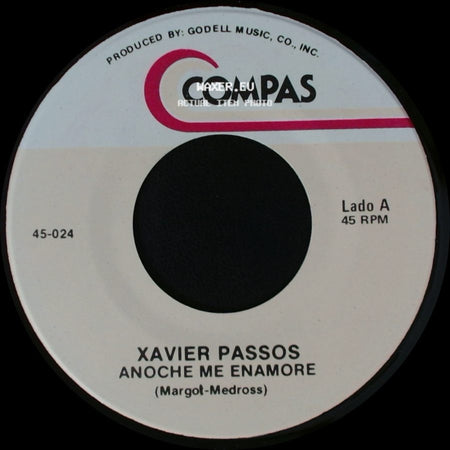 Xavier Passos - Anoche Me Enamore / Año Nuevo Vida Nueva side A