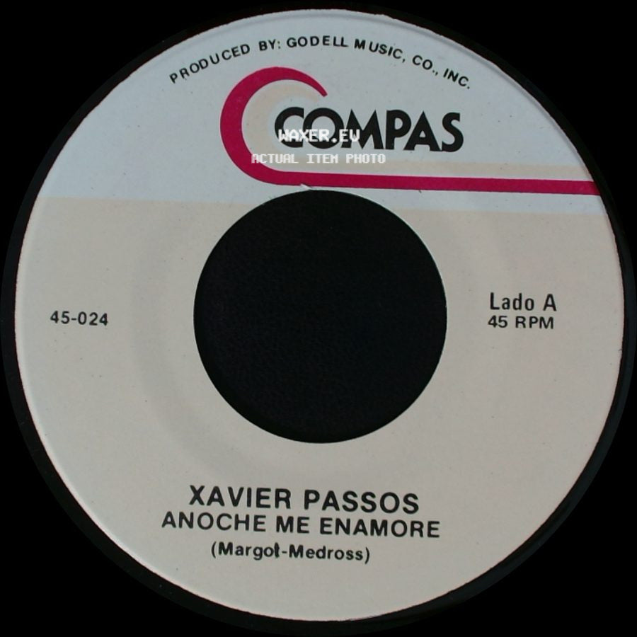Xavier Passos - Anoche Me Enamore / Año Nuevo Vida Nueva side A