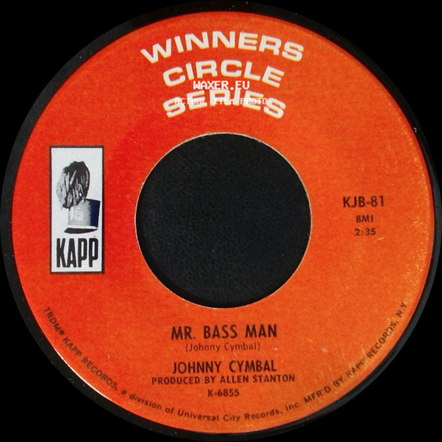 Johnny Cymbal - Mr. Bass Man / Refreshment Time side A