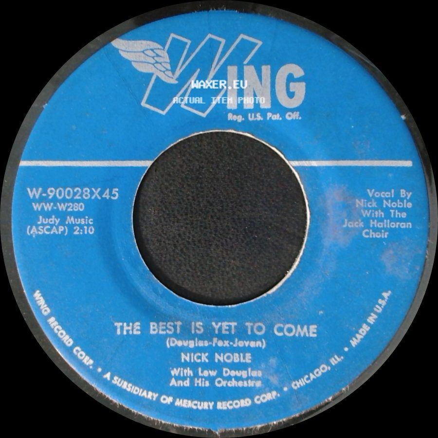 Nick Noble - If It Happened To You / The Best Is Yet To Come side B