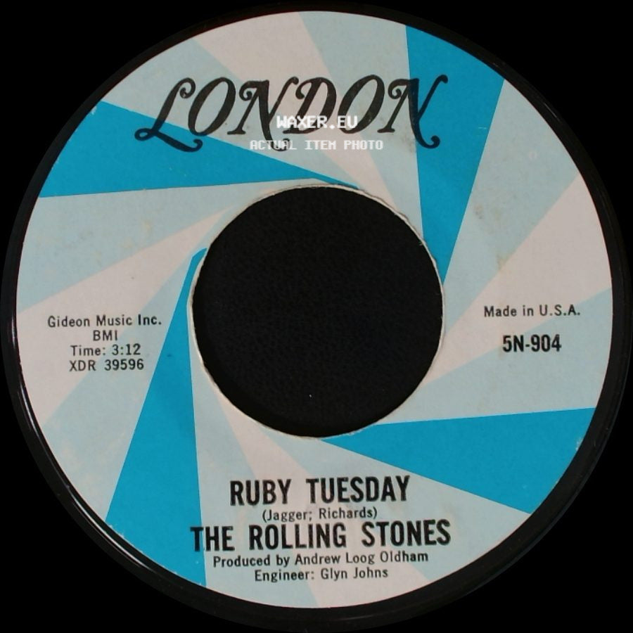 The Rolling Stones - Let's Spend The Night Together / Ruby Tuesday side B