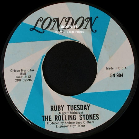 The Rolling Stones - Let's Spend The Night Together / Ruby Tuesday side B