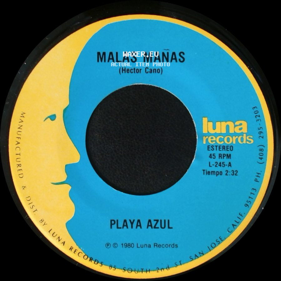 Playa Azul - Morenita Encantadora / Malas Mañas side B
