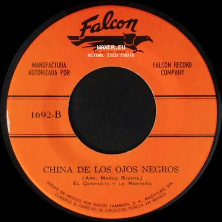 El Compadre Y La Norteña - China De Los Ojos Negros / La Cruz Negra side A