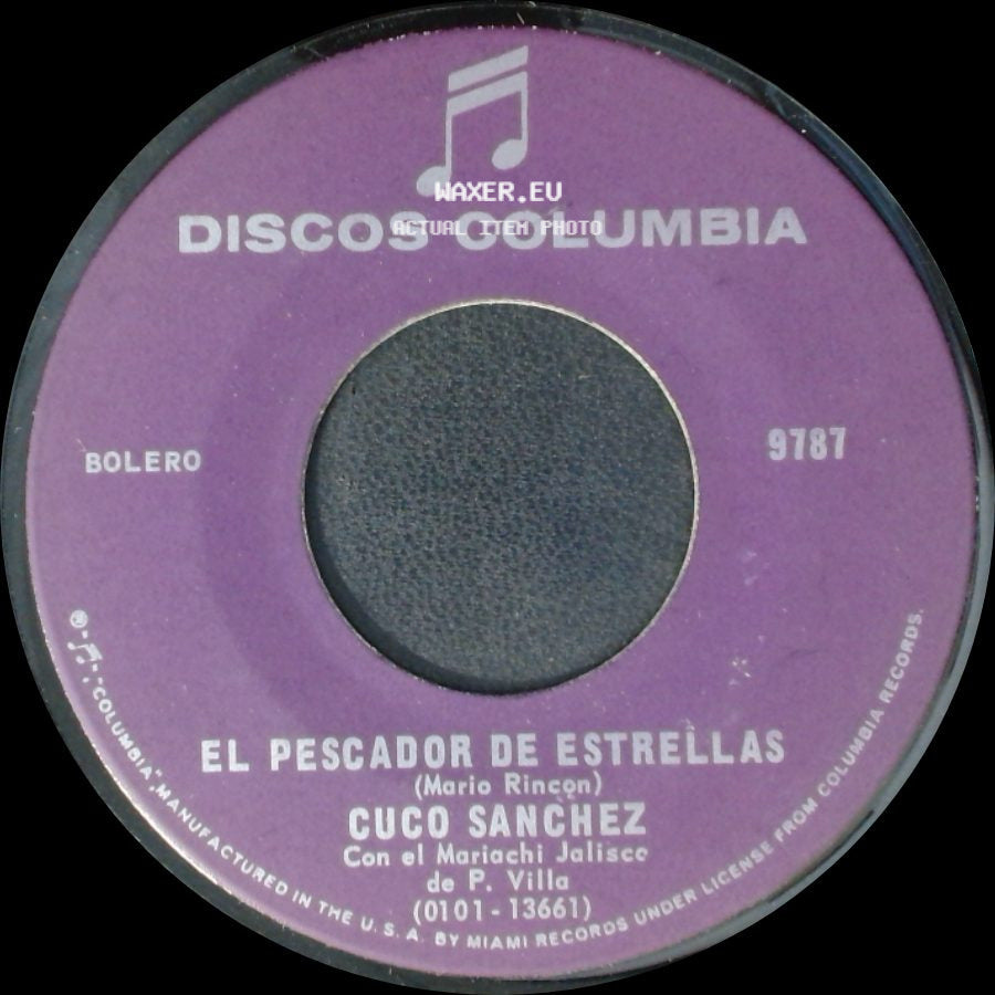 Cuco Sanchez - Dios Dijo Amao (Cuco Sanchez) / El Pescador De Estrellas side B