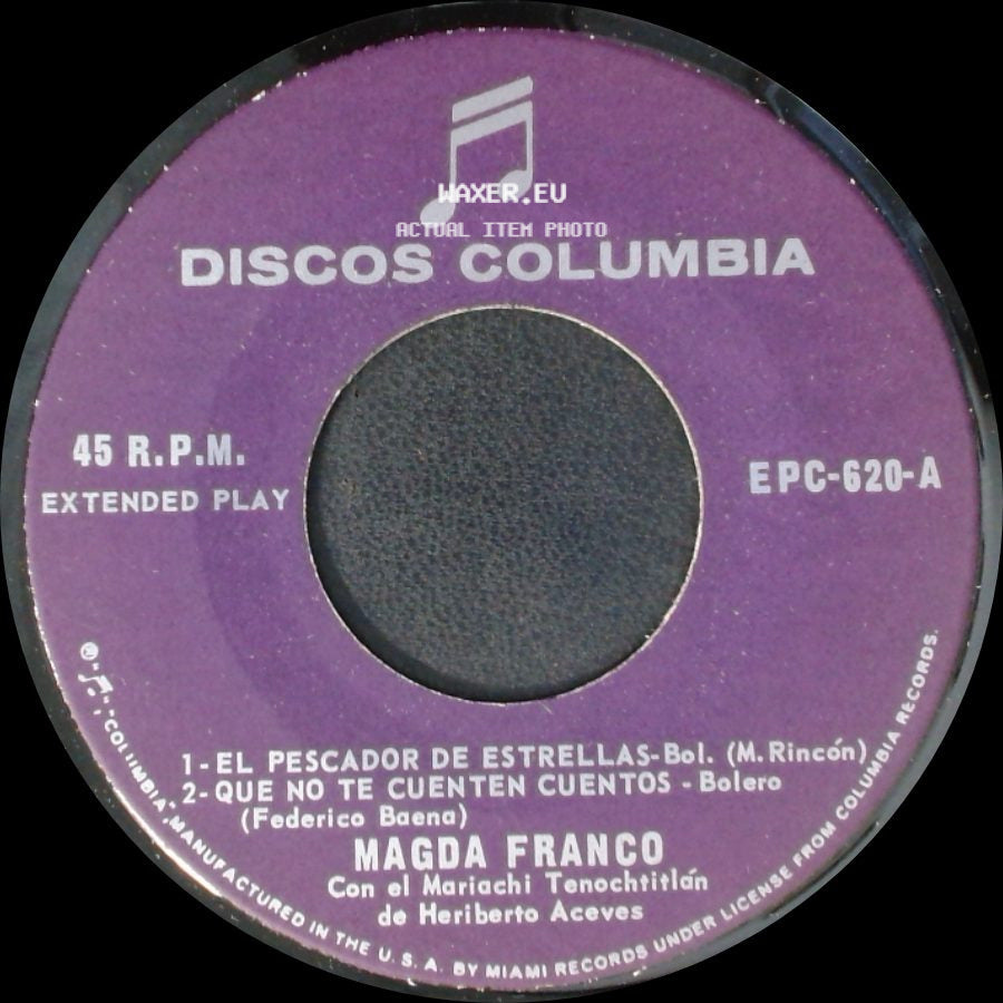 Magda Franco - El Pescador De Estrellas / Que No Te Cuenten Cuentos / Te Lo Dije / Una Cruz En Tu Camino side A