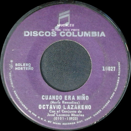 Octavio Lazareno - Naci Para Ti / Cuando Era Niño side B