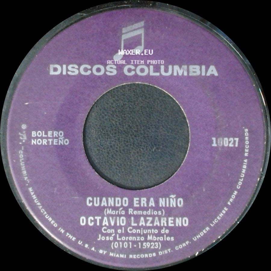 Octavio Lazareno - Naci Para Ti / Cuando Era Niño side B