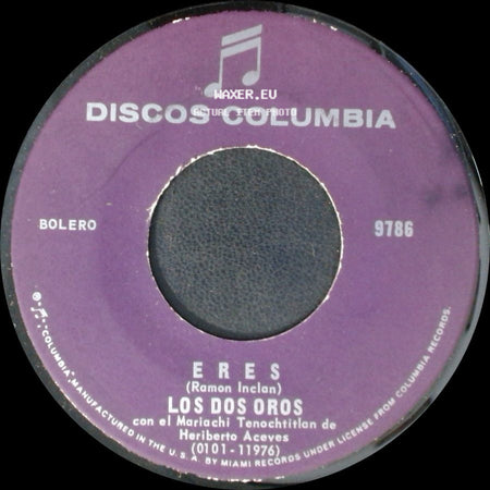 Los Dos Oros - Sangre Caliente / Eres side B