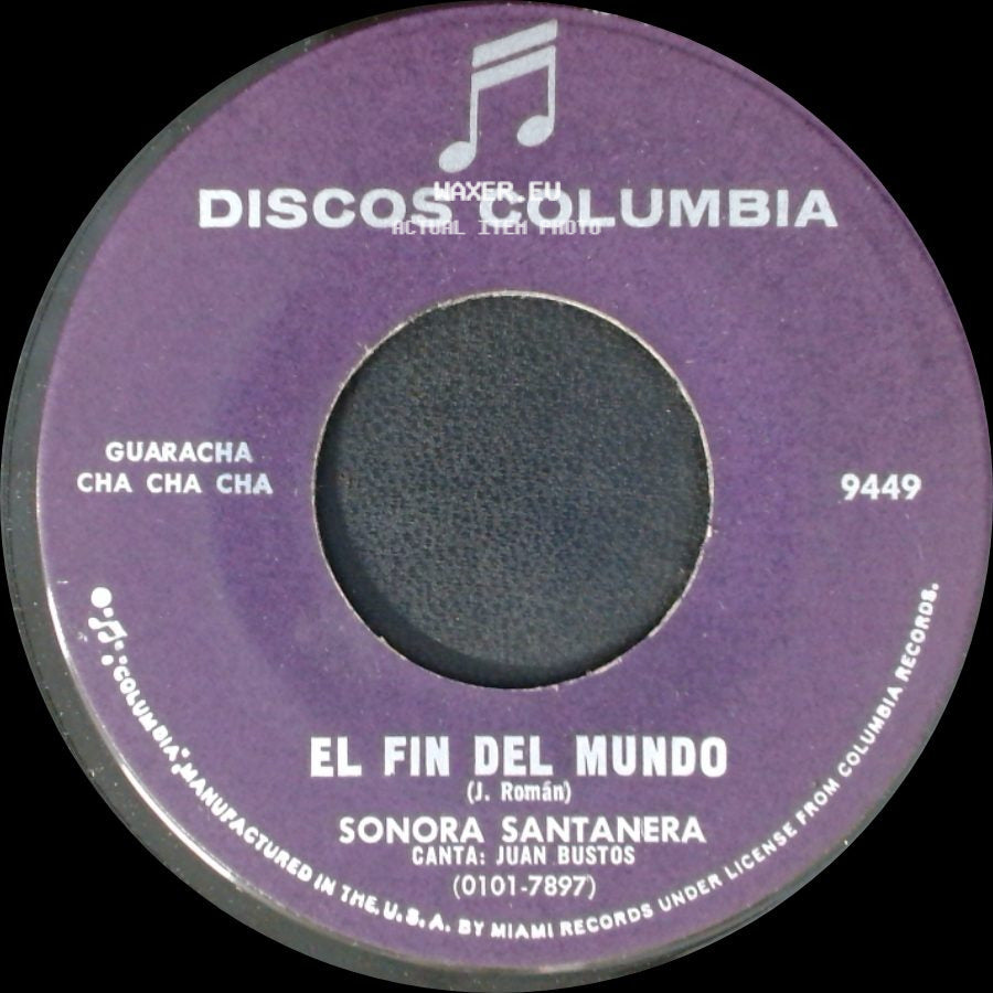 Sonora Santanera - El Fin Del Mundo / Remolino side A