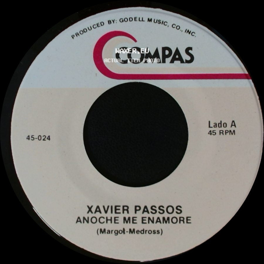 Xavier Passos - Anoche Me Enamore / Año Nuevo Vida Nueva side A