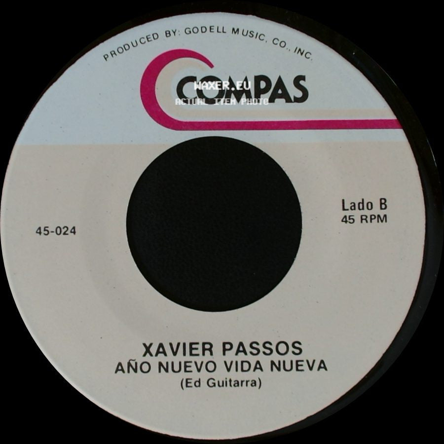 Xavier Passos - Anoche Me Enamore / Año Nuevo Vida Nueva side B