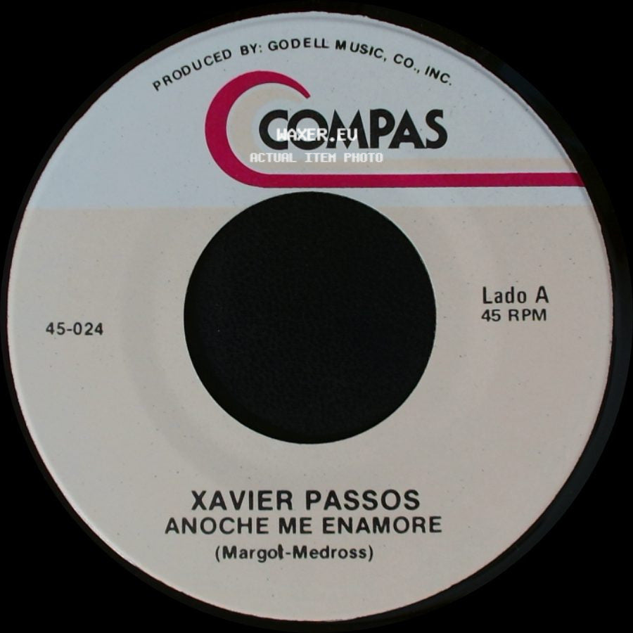 Xavier Passos - Anoche Me Enamore / Año Nuevo Vida Nueva side A